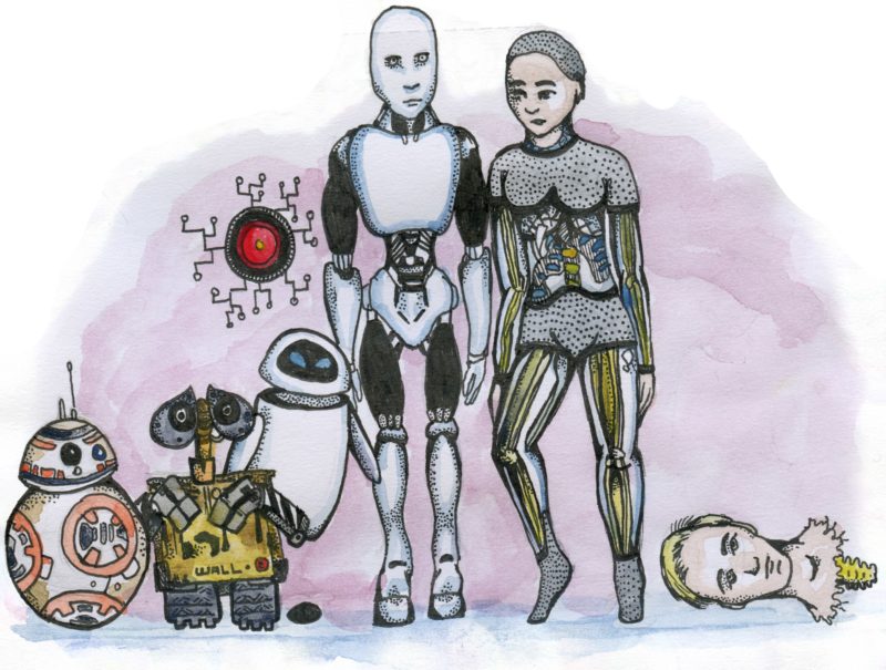 Тема человек и робот. Робот человек рисунок. Андроид человек. Робот иллюстрация тело и мозг.